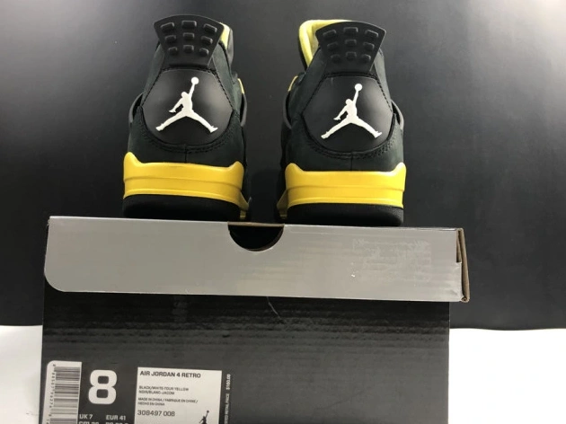 Jordan 4 Retro Air 308497-008 Thunder 0802